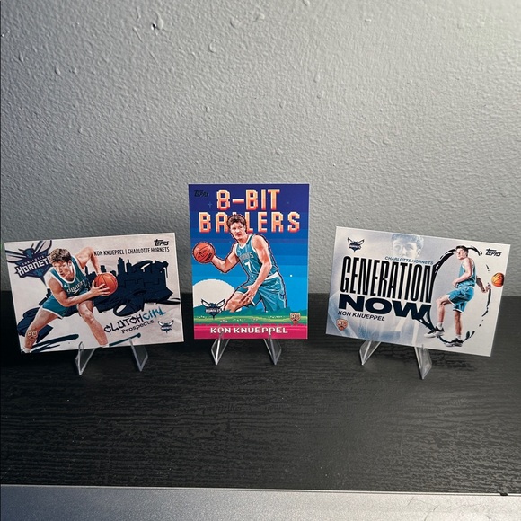 Charlotte Hornets Kon Knueppel NBA Topps Rookie card lot Duke Basketball - Picture 1 of 5